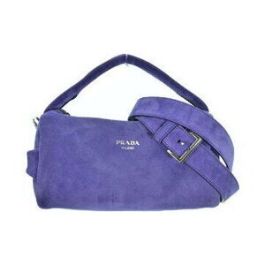 Prada Scamosciato Shoulder Bag Purple Suede